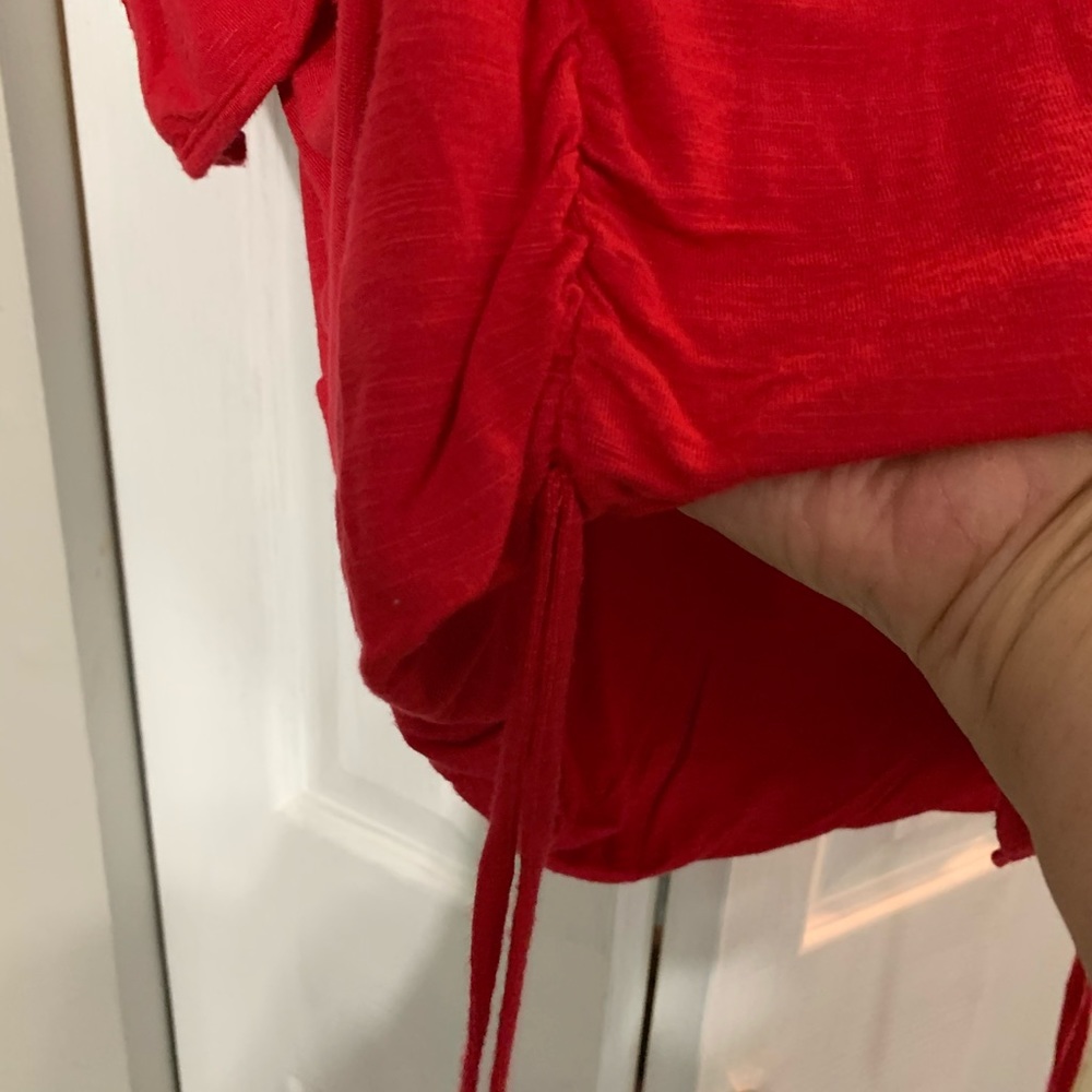 METALLIC ROSE/rouched drawstrings - Picture 3 of 8
